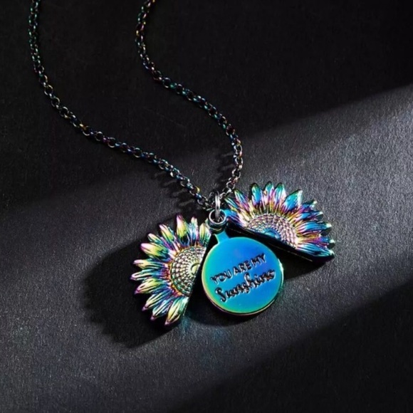 NWOT “you are my sunshine” multicolor necklace - Picture 2 of 4